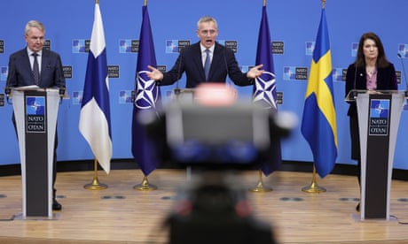 ‘A historic change’: how Sweden and Finland trod separate paths to Nato