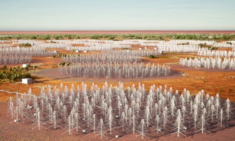 ‘Are we alone in the universe?’: work begins in Western Australia on world’s most powerful radio telescopes