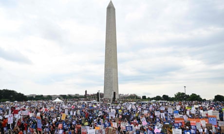 ‘Enough is enough’: thousands rally across US in gun control protests