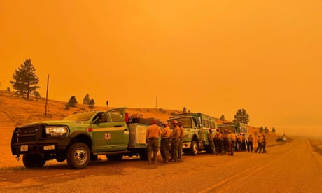 ‘Everything was orange’: US wildfires burning at furious pace early this year