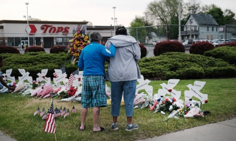 ‘His heart is broken’: Buffalo mourns shooting victims as first funeral held