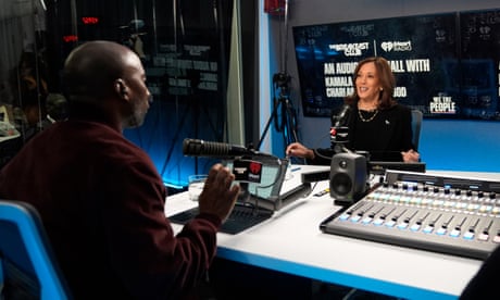 ‘I’m all about the straight talk’: Kamala Harris trades barbershop campaign stops for a blitz of Black media