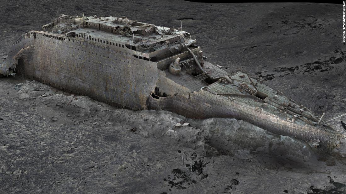 'Largest underwater scanning project in history' gives never-before-seen view of Titanic