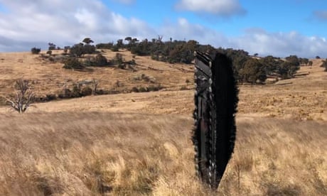 ‘Like an alien obelisk’: space debris found in Snowy Mountains paddock believed to be from SpaceX mission