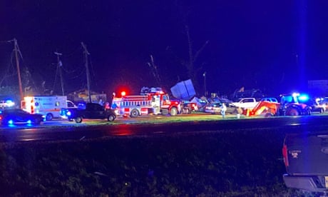 ‘My city is gone’: ‘supercell’ tornado annihilates Mississippi town and kills 23