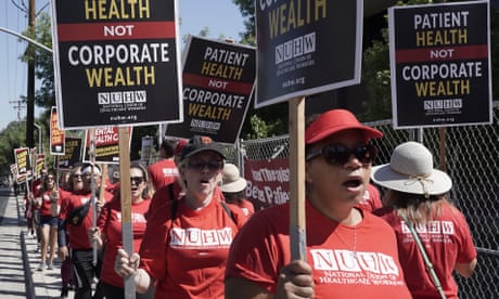 ‘Patients are getting ripped off’: California’s mental health workers go on strike