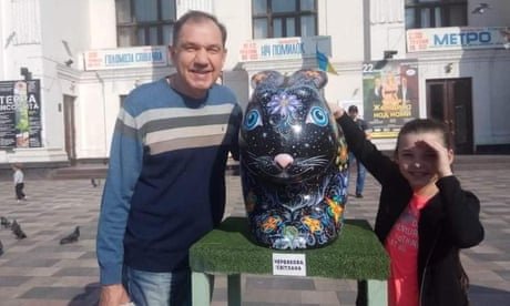 ‘She is so scared’: man who fled Mariupol fears granddaughter might be taken to Russia