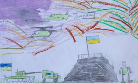 They draw bombs, tanks and wishes for peace: Ukraines child mental health crisis