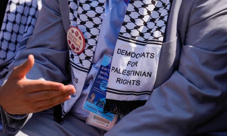 ‘This is my political home’: how 30 Gaza ceasefire delegates changed the Democratic convention