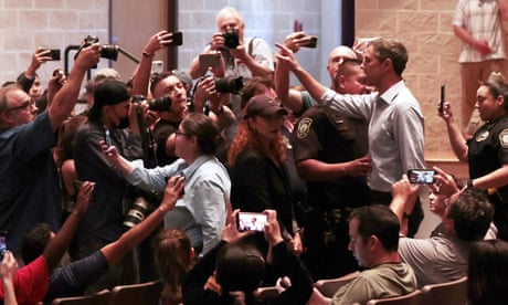 ‘This is on you’: Beto O’Rourke confronts Texas governor over mass shooting