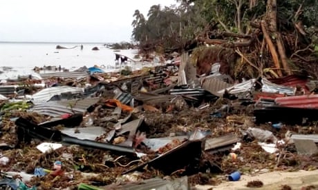 ‘We had to mimic to everyone to run’: how Tonga’s volcano and tsunami disaster unfolded