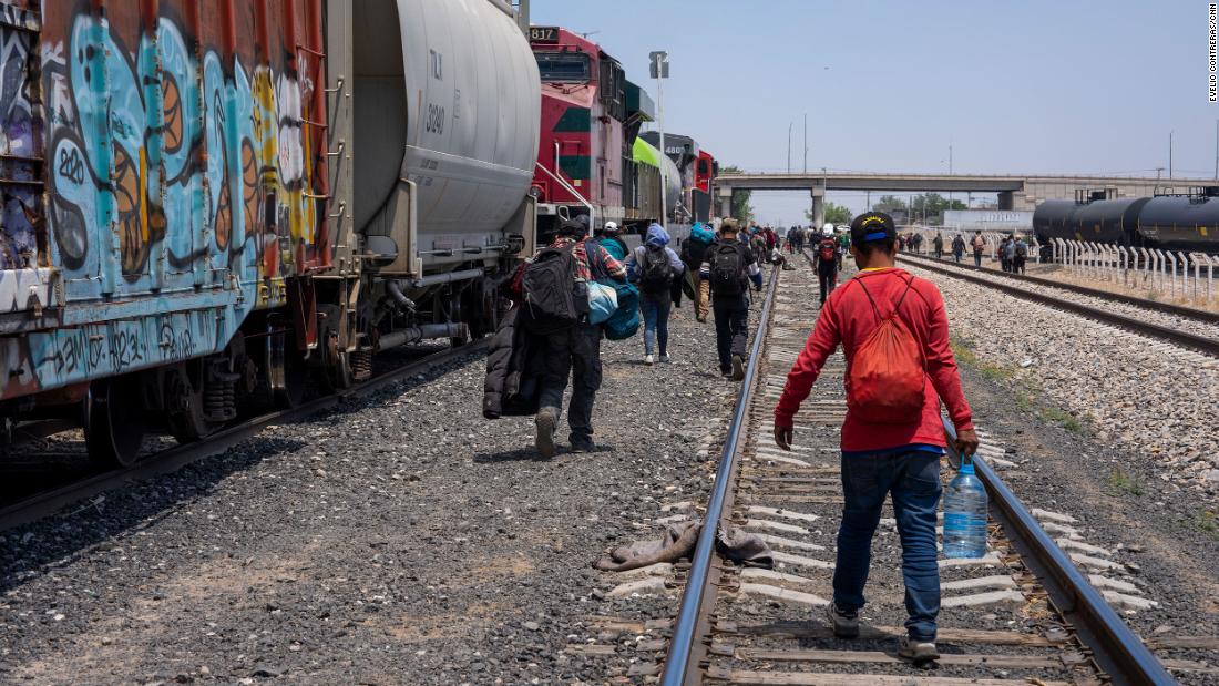 'You can't sleep here:' On board a perilous freight train with families hoping to reach the US