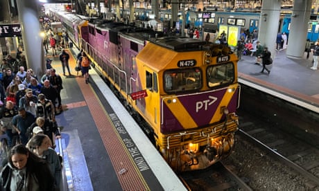 ‘You’d be bloody mad not to’: eager passengers make the most of Victoria’s regional fare cap