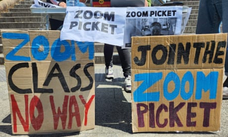 �Zoom picketing�: students protest Sydney University staff cuts by disrupting online tutorials
