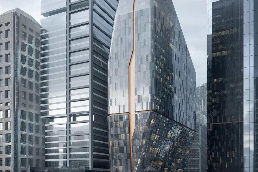 A $276 million tower proposed above Melbourne heritage buildings