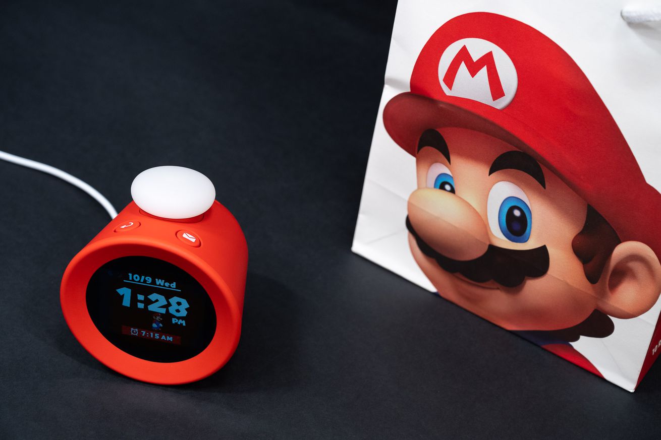 A closer look at Nintendo’s adorable Alarmo clock