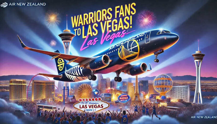 Air New Zealand Launches Special Non-Stop Charter Flight for Warriors Fans to Las Vegas
