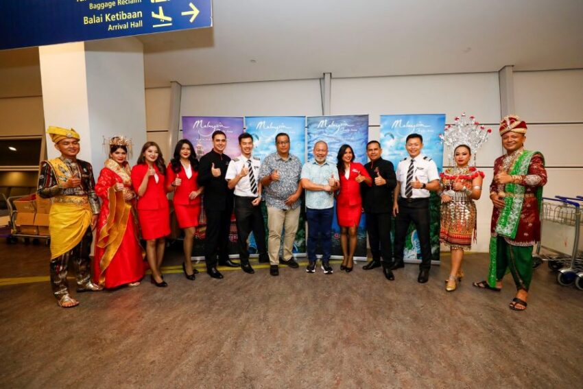 AirAsia Celebrates First Flight from Lucknow to Kuala Lumpur