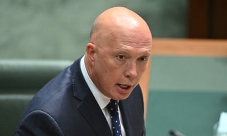 Albanese accuses Dutton of engaging in ‘culture war stunts’ over Indigenous voice