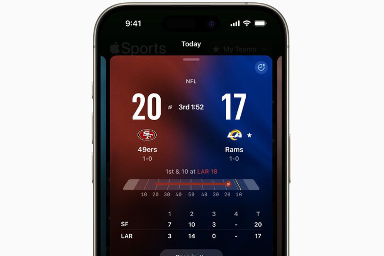 Apple Sports is ready for all kinds of football