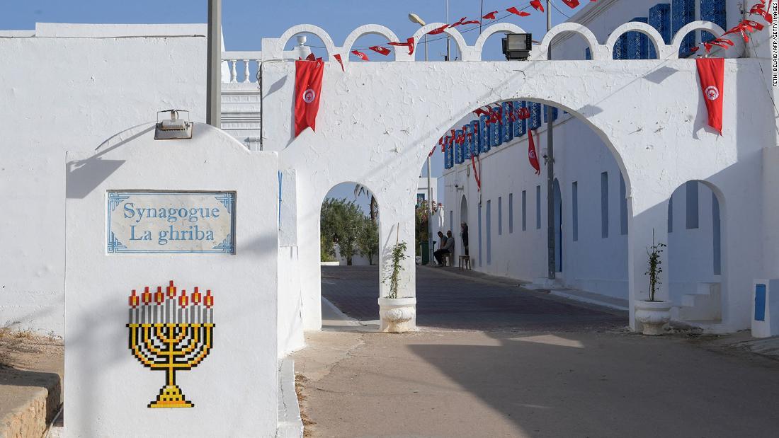 At least three killed, including French national, in attack near synagogue in Tunisia