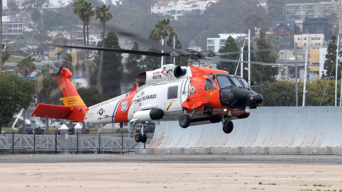 Authorities are searching for survivors after an aircraft fell near the Southern California coast