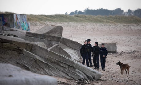 Bags containing 2.3 tonnes of cocaine wash up on Normandy coast