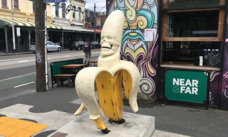 Banana splits: inner-Melbourne council won’t commit to returning controversial fruit sculpture