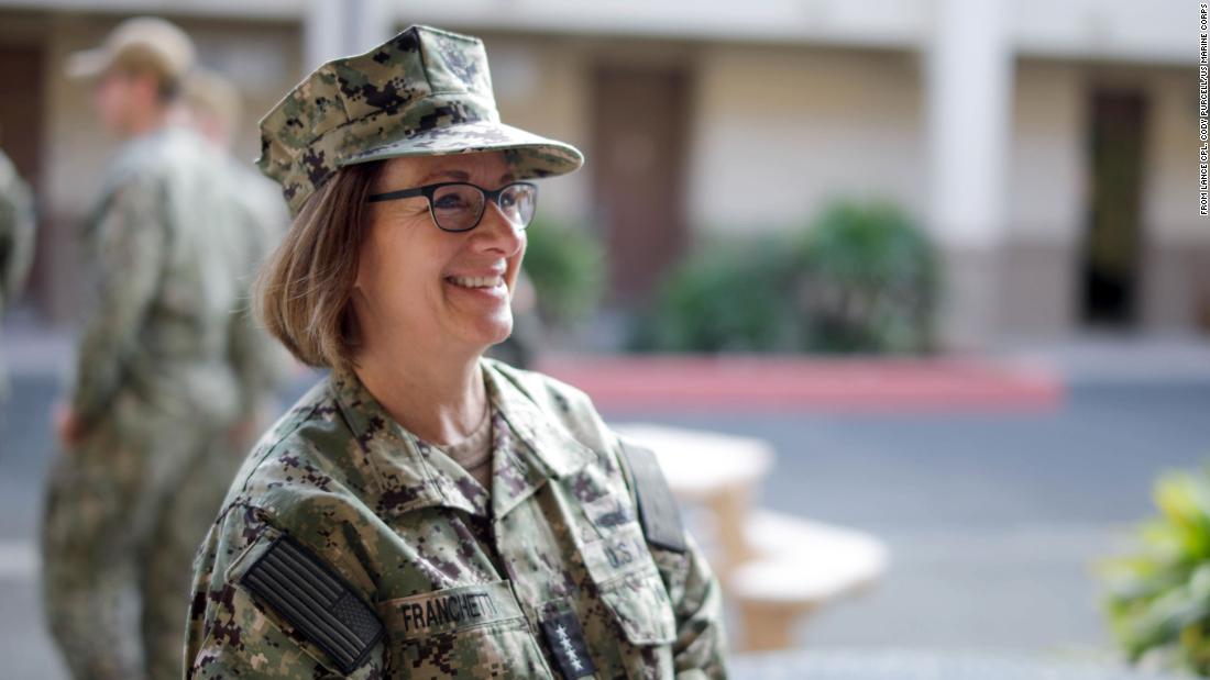 Biden chooses Admiral Lisa Franchetti to become the first woman in US history to be top officer in the Navy