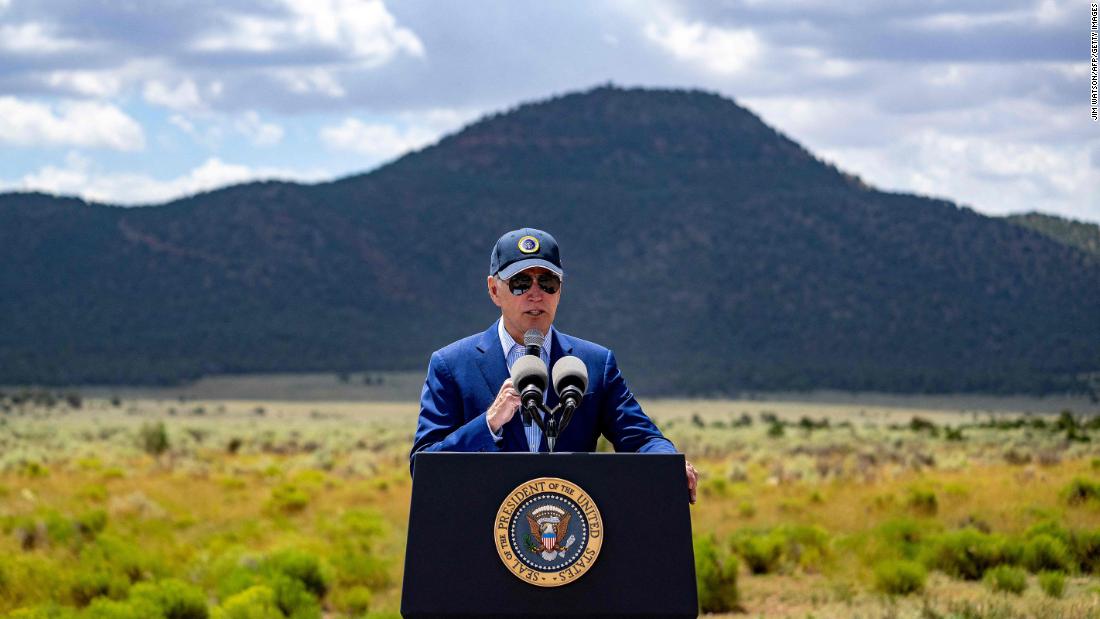 Biden designates new national monument surrounding the Grand Canyon, blocking mining