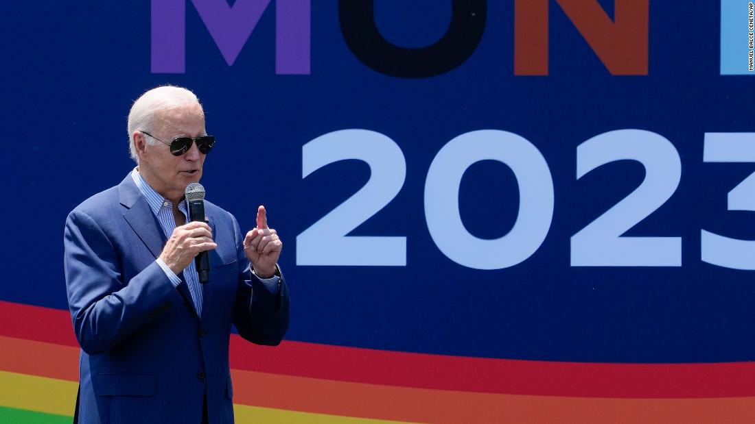 Biden lauds 'extraordinary' courage of LGBTQ Americans at White House Pride event