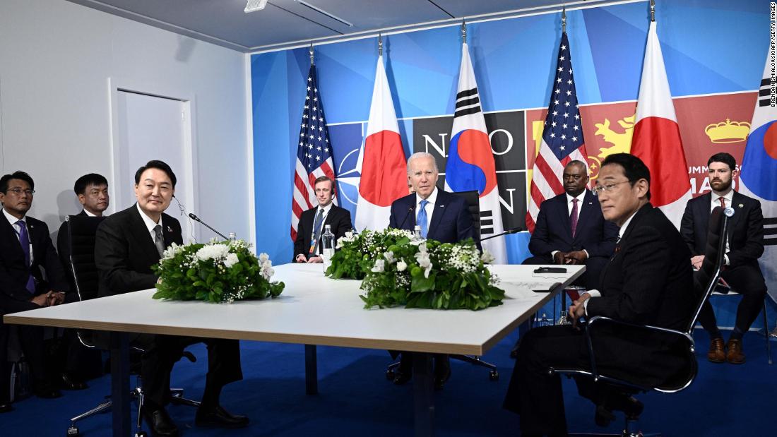 Biden to meet with leaders of South Korea and Japan at Camp David