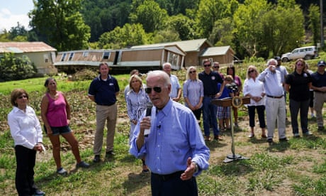 Biden tours flood-ravaged Kentucky as White House highlights climate crisis