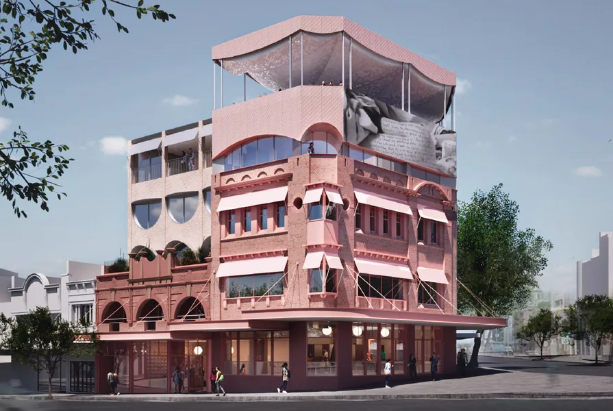 Boutique hotel proposal re-submitted for Sydney's Taylor Square