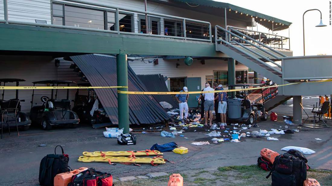 Briarwood Country Club patio collapse leaves dozens injured in Billings, Montana