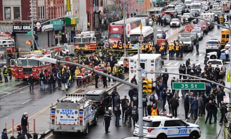 Brooklyn shooting: over 20 injured, including 10 shot, in subway attack