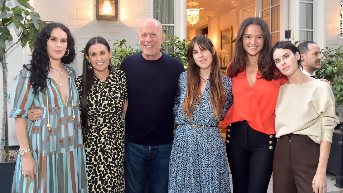 Bruce Willis is celebrated by Emma Heming and Demi Moore with moving Father's Day tributes