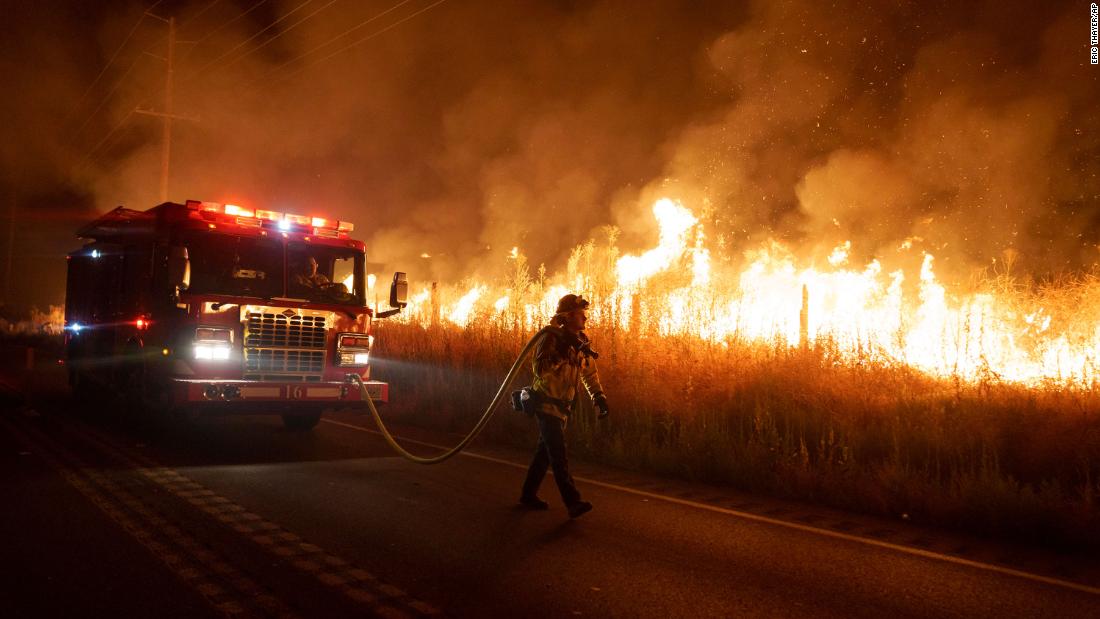 California firefighters battle several wildfires in Riverside County amid extreme heat