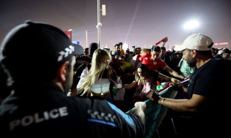 Chaos and anger at Fifas fan festival on Qatars extraordinary day