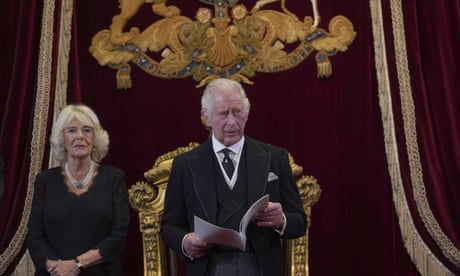 Charles formally proclaimed King by privy council