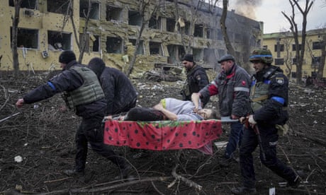 Children under rubble after Russian airstrike on maternity hospital, says Zelenskiy