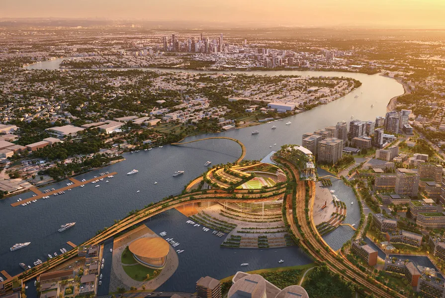 Design alliance unveils bold proposal for Brisbane 2032 Olympic stadium