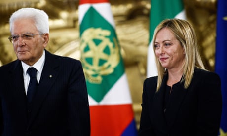 Far-right leader Giorgia Meloni sworn in as Italy�s prime minister