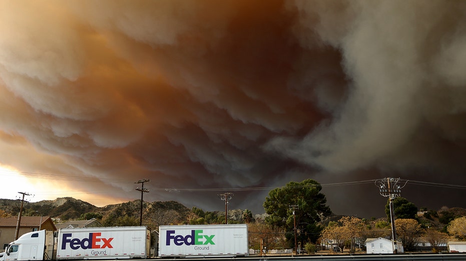 Fast-moving Hughes Fire erupts in Los Angeles County as California officials order evacuations