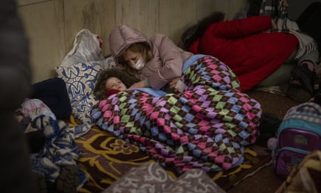 Fear, darkness and newborn babies: inside Ukraine’s underground shelters