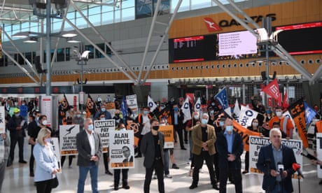 Federal government to intervene in transport union’s high court fight against Qantas