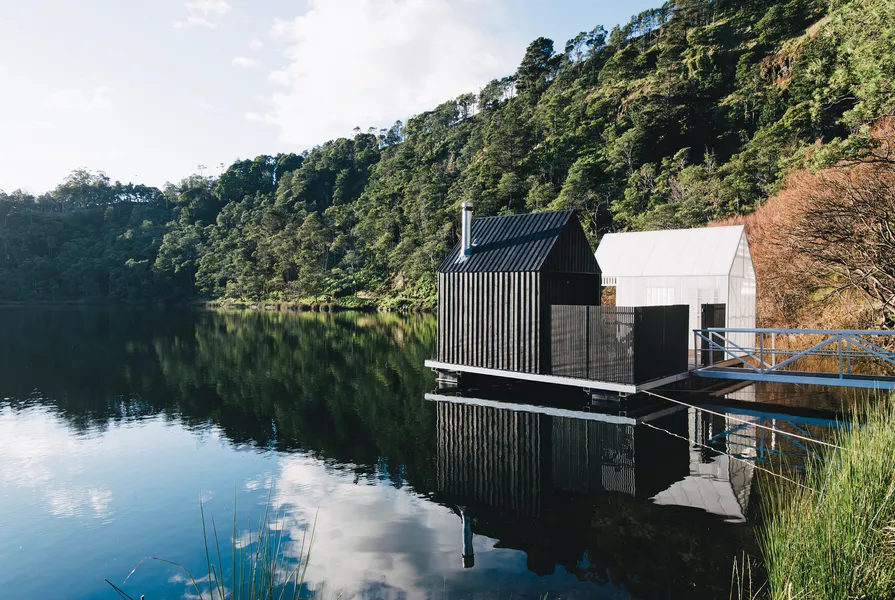 Feedback sought for architecturally designed floating saunas on Lake Burley Griffin