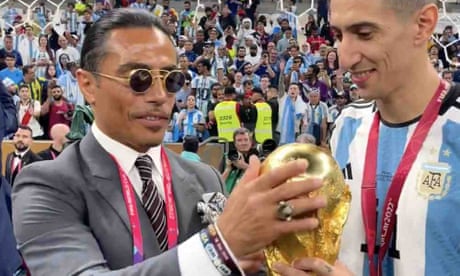 Fifa investigating how chef Salt Bae got on to World Cup final pitch