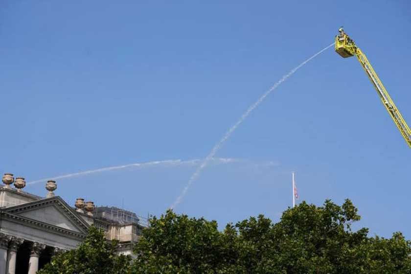 Fire breaks out at London's Somerset House, artworks safe