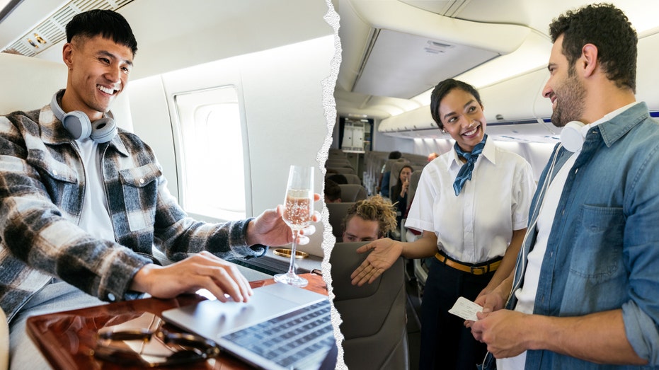 First-class pretenders cheat their way to free drinks by using 'seat-squatter' hack